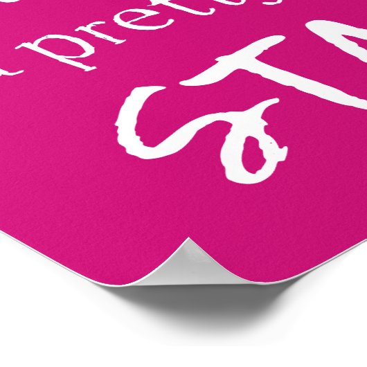 Lipstick kann Probleme nicht lösen Poster (Ecke)