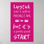 Lipstick kann Probleme nicht lösen Poster (Vorne)