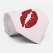 Lipstick Kiss Light Pink Krawatte (Gerollt)