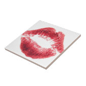 Lipstick Kiss - Lippen Fliese (Seite)