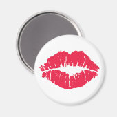 Lipstick Kiss Magnet (Vorderseite/Rückseite)