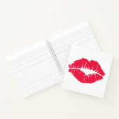 Lipstick Kiss Notizblock (Innenseite)