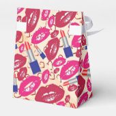 Lipstick Kiss Pattern Geschenkschachtel (Rückseite)
