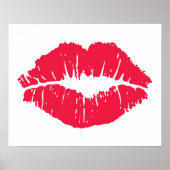 Lipstick Kiss Poster (Vorne)