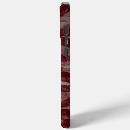 Lipstick Kiss Print Phone Case (Rückseite / Links)