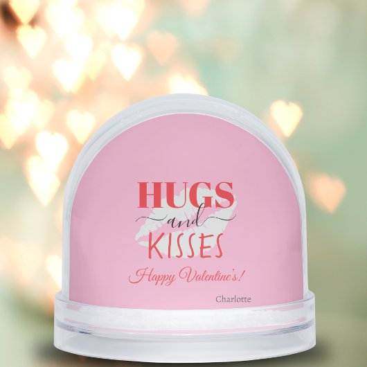 Lipstick Kiss Romantic Einzigartiges Geschenk für Schneekugeln