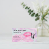 Lipstick Kiss Salon Scissors | Pastel Liquid Blend Treuekarte (Stehend Vorderseite)