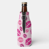 Lipstick Kiss Shape Print Pattern Flaschenkühler (Flasche Rückseite)