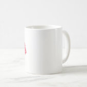 Lipstick Kiss Stain Kaffeetasse (VorderseiteRechts)