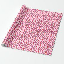 Lipstick Kiss Wrapping Paper
