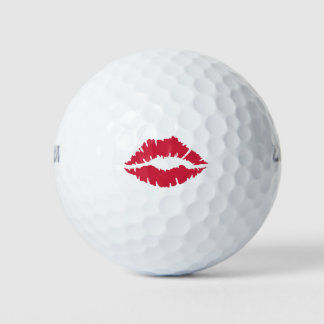Lipstick Kisses Golfball
