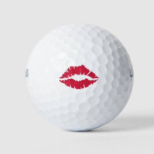 Lipstick Kisses Golfball (Vorderseite)