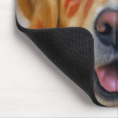 Lipstick Kisses On a Golden Retriever Mousepad (Ecke)