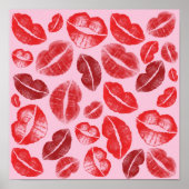 Lipstick Kisses Poster (Vorne)