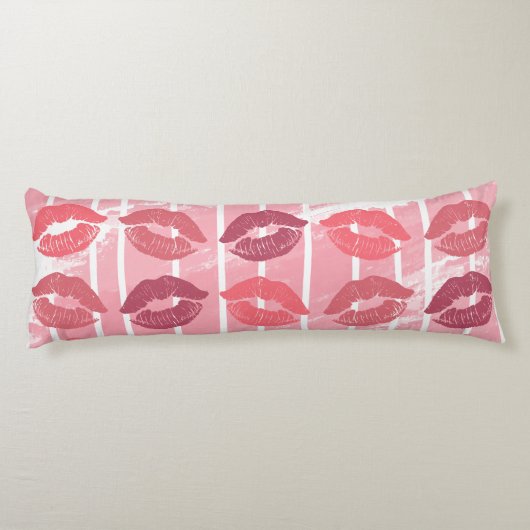 Lipstick Kisses Seitenschläferkissen (Rückseite)