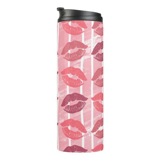 Lipstick Kisses Thermosbecher (Nach rechts gedreht)