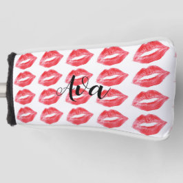Lipstick-Küsse Golf Headcover
