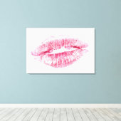 Lipstick Leinwanddruck (Insitu (Holzboden))
