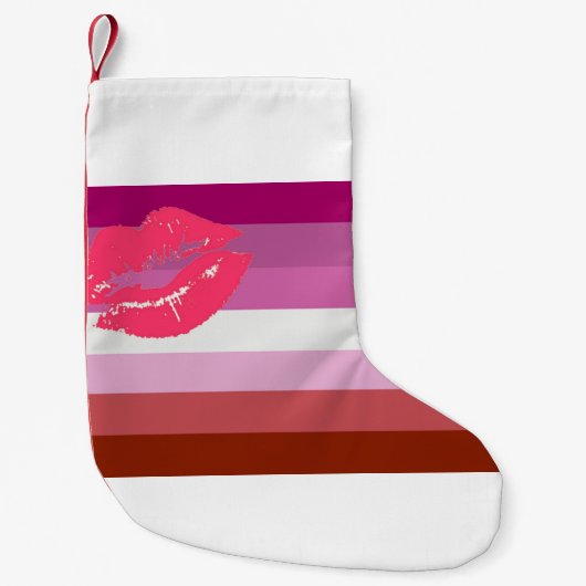 Lipstick_Lesbian Kleiner Weihnachtsstrumpf (Vorderseite)