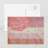 LIPSTICK LESBIAN POSTKARTE (Vorne/Hinten)