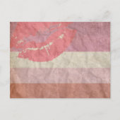 LIPSTICK LESBIAN POSTKARTE (Vorderseite)