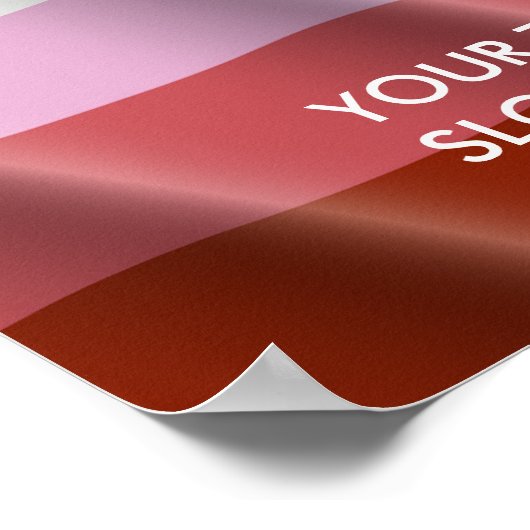 LIPSTICK LESBIAN PRIDE POSTER (Ecke)