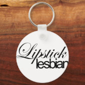 Lipstick Lesbian Schlüsselanhänger (Vorderseite)