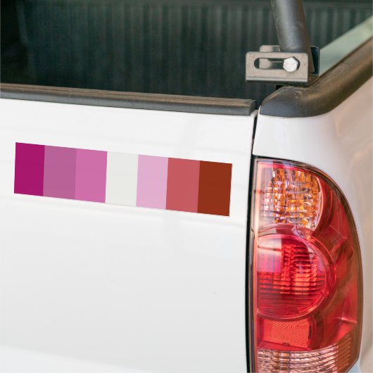 Lipstick Lesbische Farben - Autoaufkleber (Auf Lkw)
