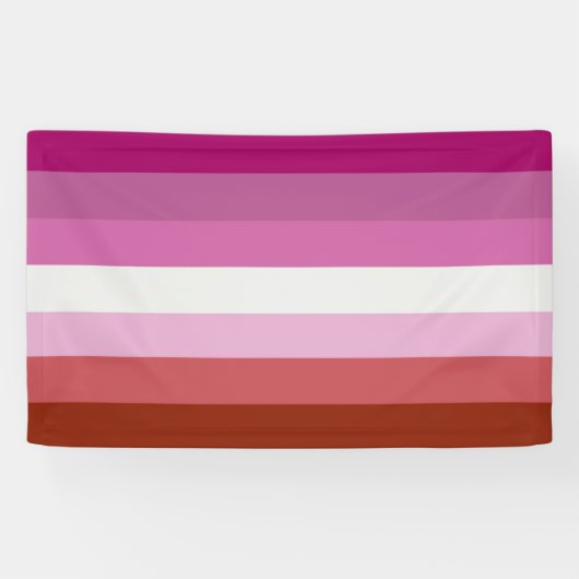 Lipstick Lesbische Farben - Banner (Horizontal)