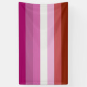 Lipstick Lesbische Farben - Banner (Vertikal)