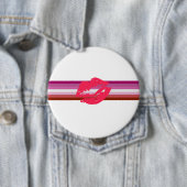 Lipstick Lesbische Flagge Button (Beispiel)