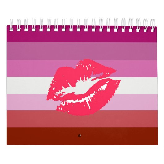 Lipstick Lesbische Flagge Kalender (Titelbild)