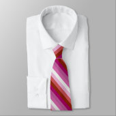 Lipstick Lesbische Flagge Krawatte (Gebunden)