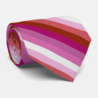 Lipstick Lesbische Flagge Krawatte