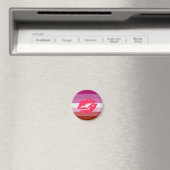 Lipstick Lesbische Flagge Magnet (In Situ (Geschirrspüler))