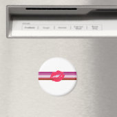 Lipstick Lesbische Flagge Magnet (In Situ (Geschirrspüler))