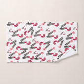 Lipstick Lippen Badezimmer Handtuchhalter Set (Handtuch)