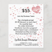 Lipstick-Makeup-Distributor Flyer (Hinten)