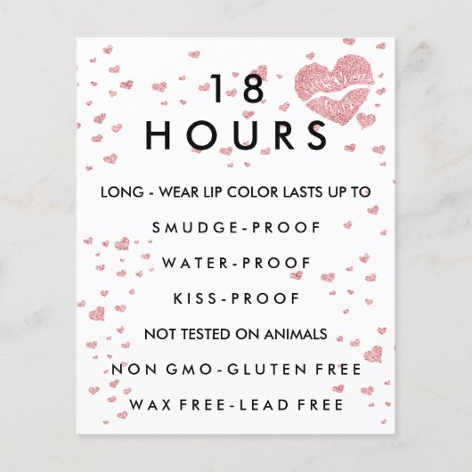 Lipstick-Makeup-Distributor Flyer (Vorne)