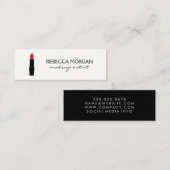 Lipstick Mini Visitenkarte (Vorne/Hinten)