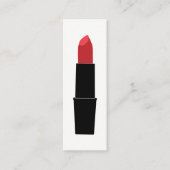 Lipstick Mini Visitenkarte (Vorderseite)
