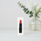 Lipstick Mini Visitenkarte (Stehend Vorderseite)