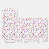 Lipstick Muster Geschenkschachtel (Ungefaltet)