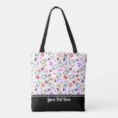 Lipstick Muster Tasche (Rückseite)
