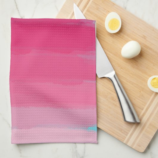 Lipstick: Pink-Farbtöne Geschirrtuch (Viertel Falte)