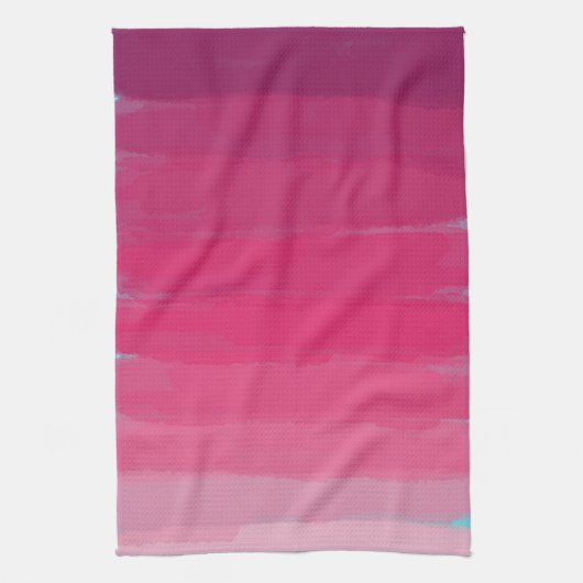 Lipstick: Pink-Farbtöne  Geschirrtuch (Vertikal)