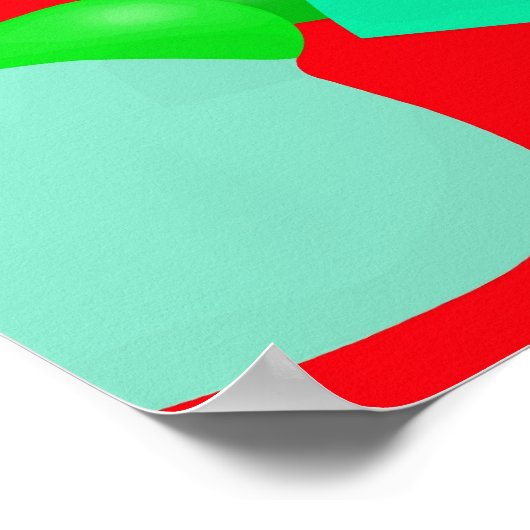 Lipstick - Pop-Kunstposter Poster (Ecke)