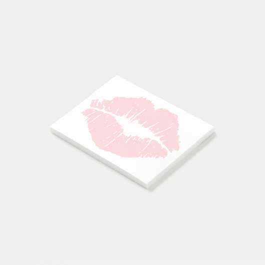 Lipstick Post-it Klebezettel (angewinkelt)