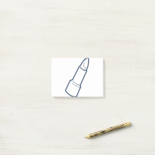 Lipstick Post-it Klebezettel (Auf Schreibtisch)