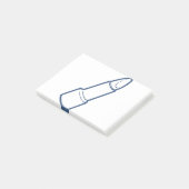 Lipstick Post-it Klebezettel (angewinkelt)